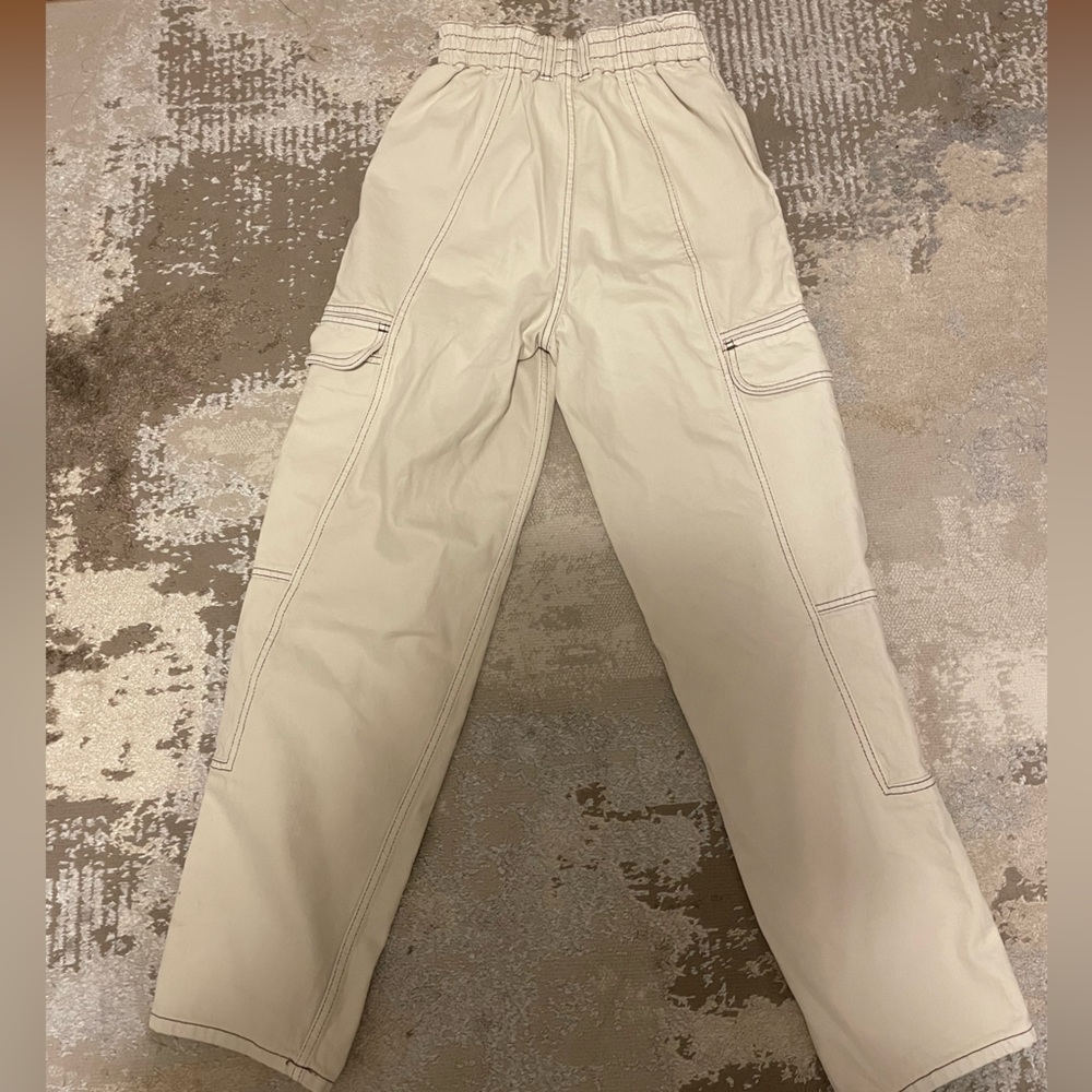 BDG Cream Cargo Joggers